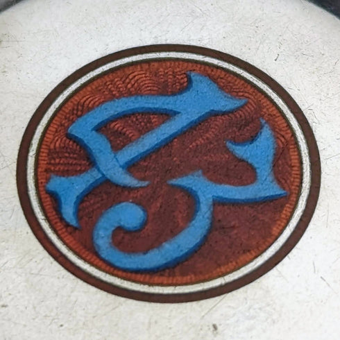 Around 1905 Antique Longines pocket watch Enamel decoration Silver side case Works well